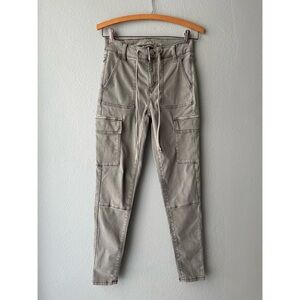 American Eagle | Olive Hi-Rise Jegging Cargo Skinny Jeans Drawstring